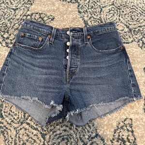 Levi 501 Denim Shorts Size 27